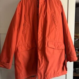 Michael Kors Men's Vibrant Orange Raincoat